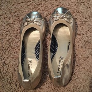 Sperry Gold flats